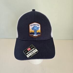 Yellowstone National Park Trucker Hat Richardson Highland Outdoors Snap Back